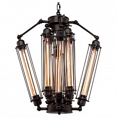 Подвесная люстра loft it loft industrial cage loft1136